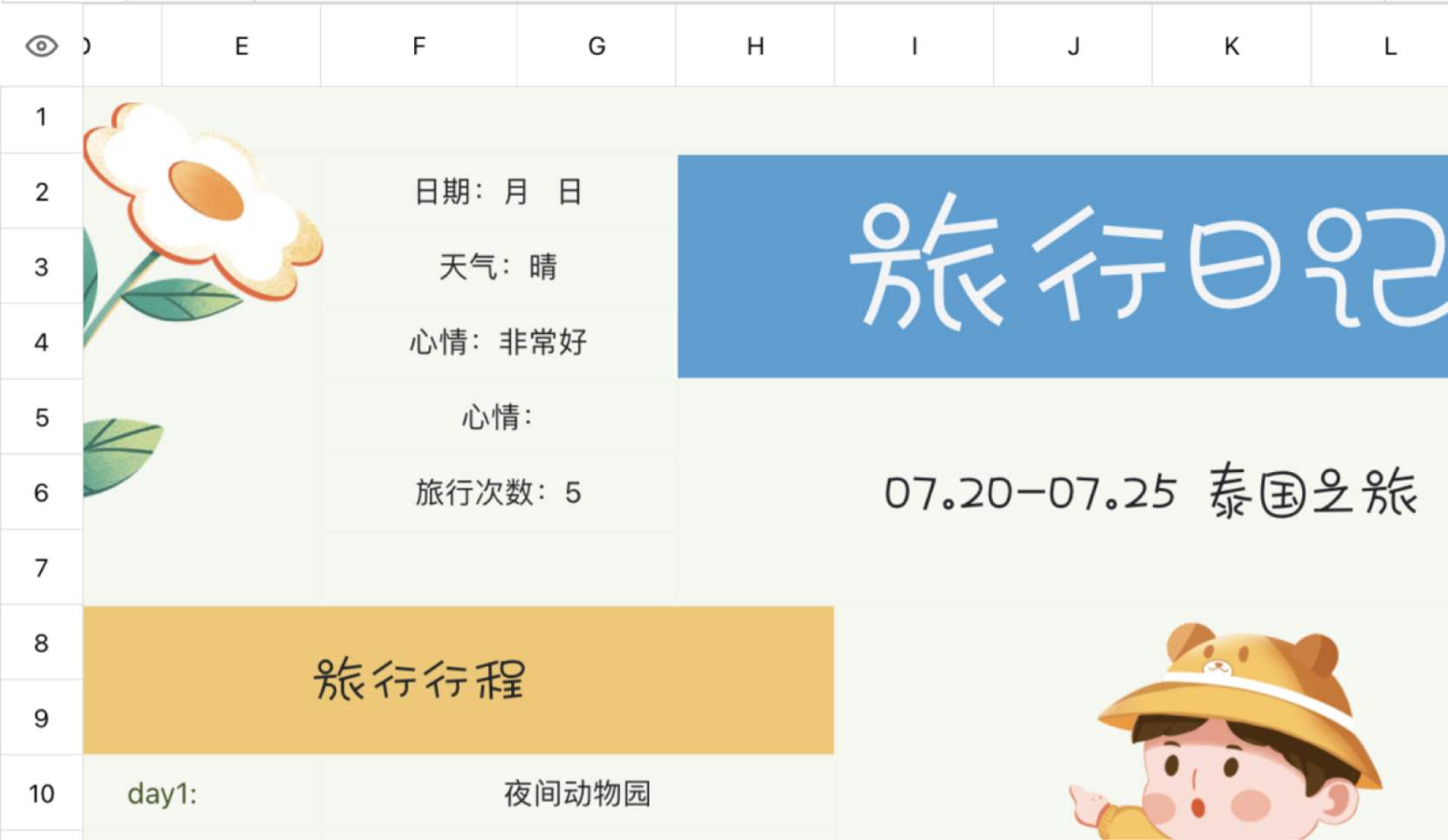 旅行日记