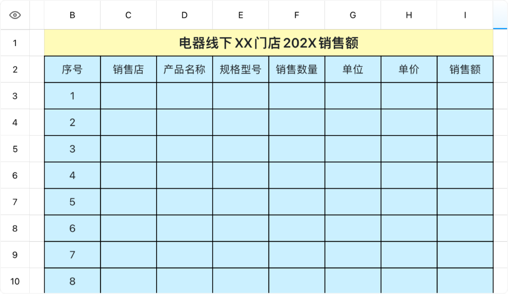 电器线下门店销售额