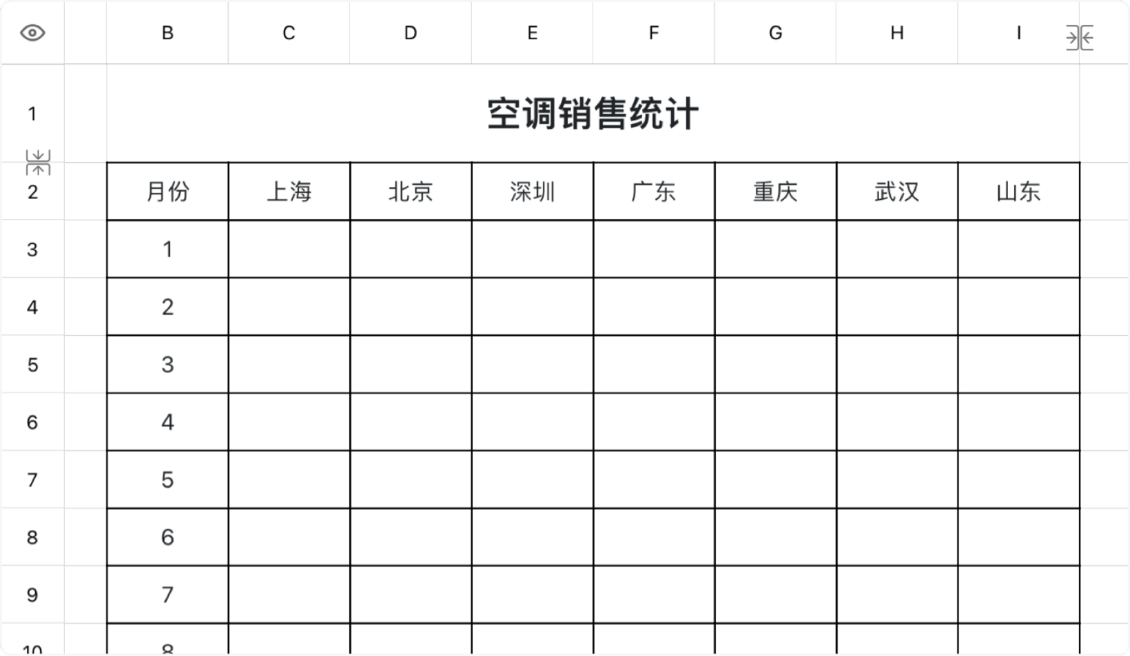 空调销售统计