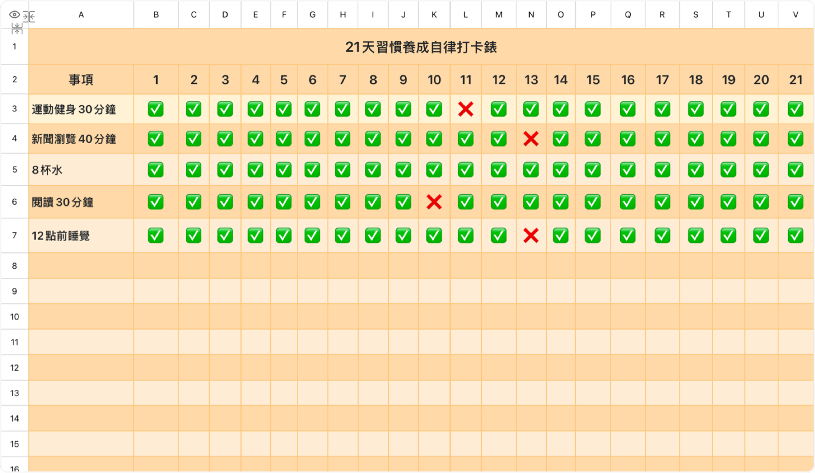 自律打卡錶